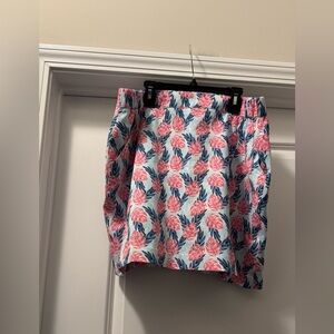 Floral Pink and Blue Women's Skort
